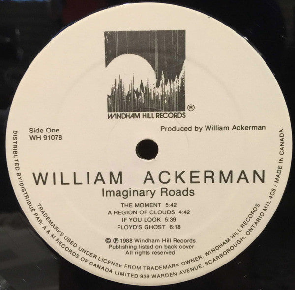 William Ackerman : Imaginary Roads (LP, Album)