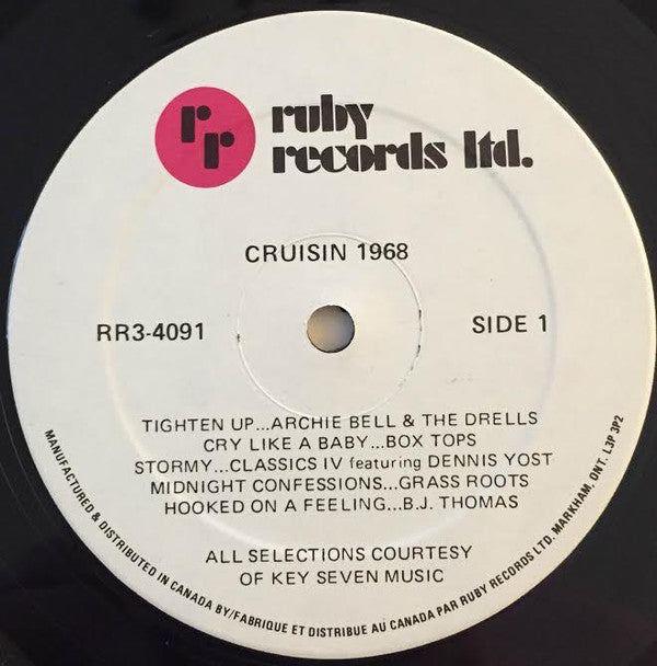 Various : Cruisin' 1968 (LP, Comp)