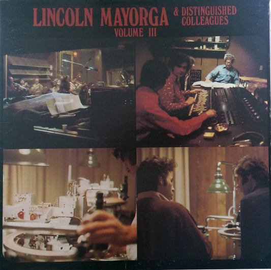Lincoln Mayorga : Lincoln Mayorga & Distinguished Colleagues - Volume III (LP, Album, Ltd, Gre)