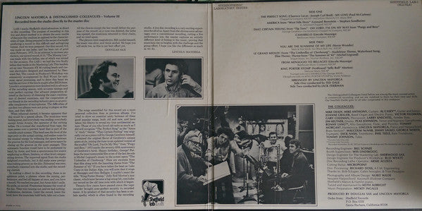 Lincoln Mayorga : Lincoln Mayorga & Distinguished Colleagues - Volume III (LP, Album, Ltd, Gre)