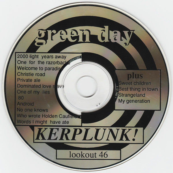 Green Day : Kerplunk! (CD, Album)