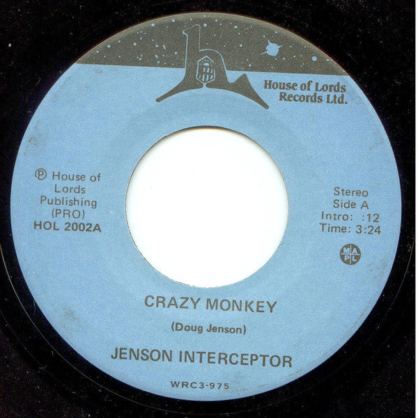 Jenson Interceptor : Crazy Monkey (7", Single)