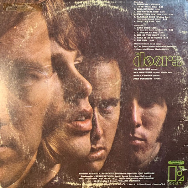 The Doors : The Doors (LP, Album, RP, Pit)