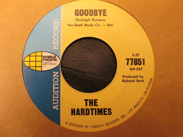 The Hard Times : Fortune Teller / Goodbye (7", Single, Promo)