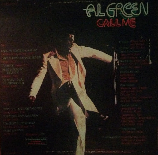 Al Green : Call Me (LP, Album)