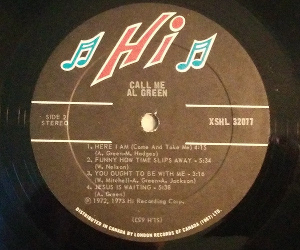 Al Green : Call Me (LP, Album)