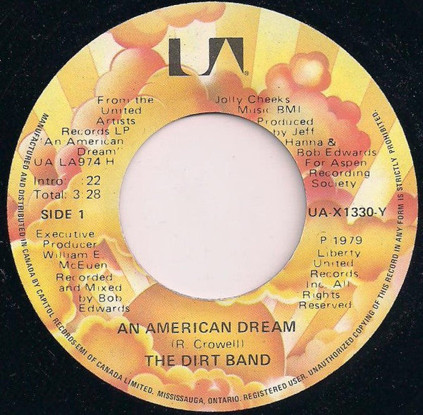 The Dirt Band : An American Dream (7", Single)