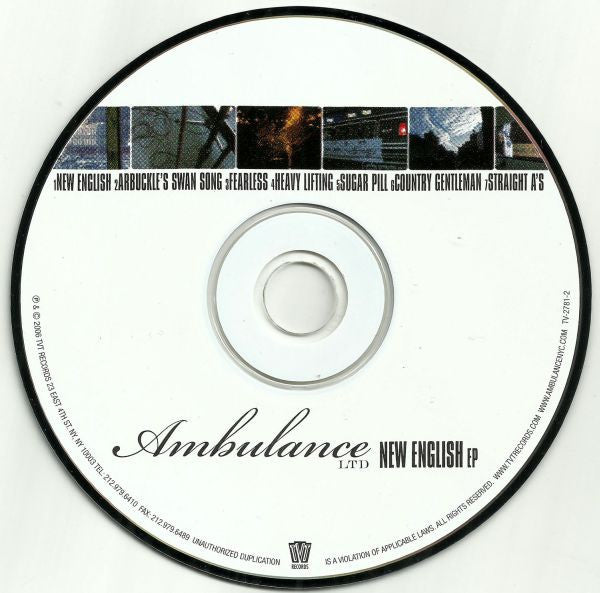 Ambulance LTD : New English EP (CD, EP)