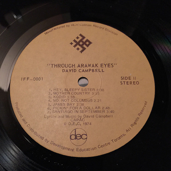 David Campbell (11) : Through Arawak Eyes (LP)