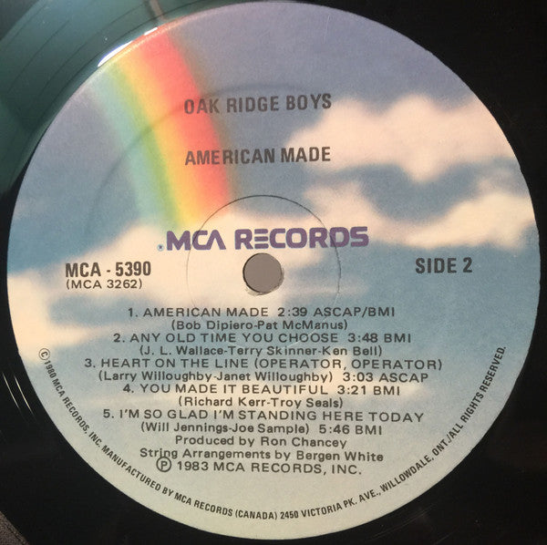 The Oak Ridge Boys : American Made (LP, Album)