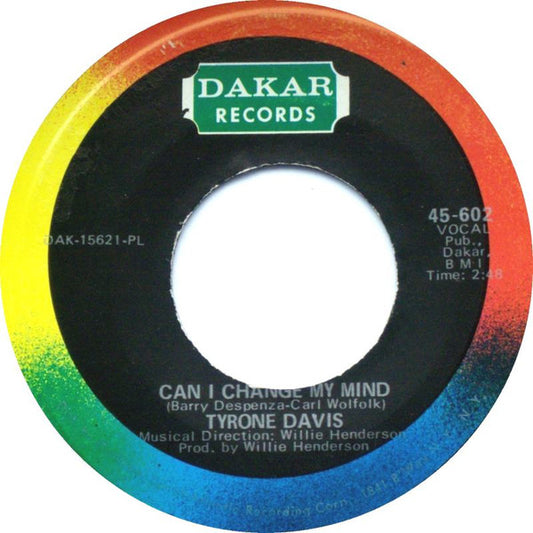 Tyrone Davis : Can I Change My Mind (7", Single, Pla)