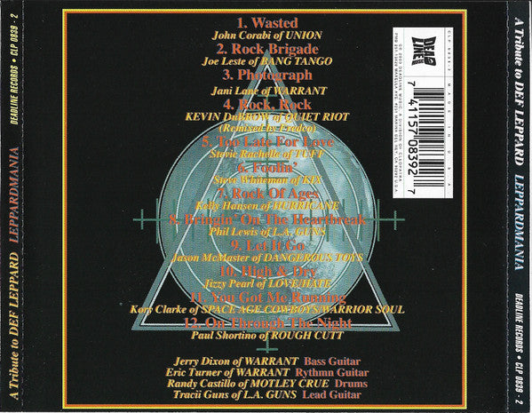 Various : A Tribute To Def Leppard Leppardmania (CD, Comp)