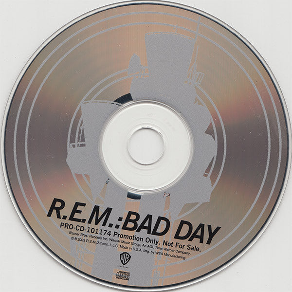 R.E.M. : Bad Day (CD, Single, Promo)