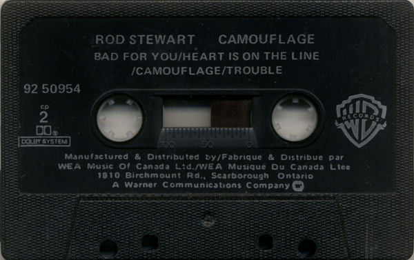 Rod Stewart : Camouflage (Cass, Album, Dol)