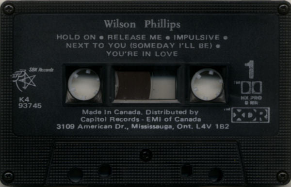 Wilson Phillips : Wilson Phillips (Cass, Album)
