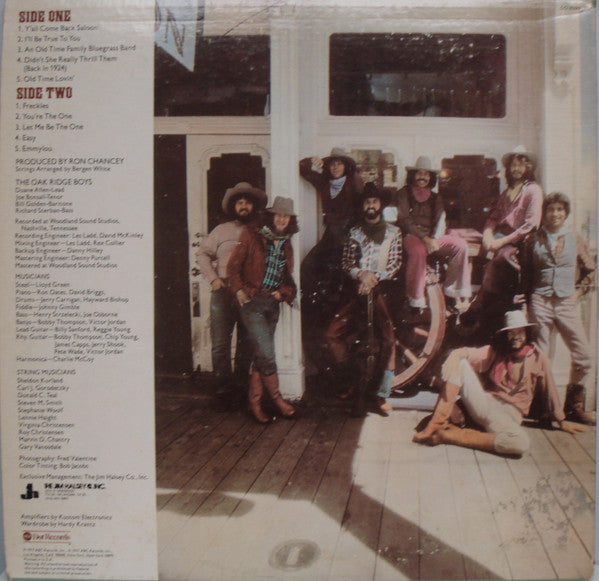 The Oak Ridge Boys : Y'All Come Back Saloon (LP, Album, San)