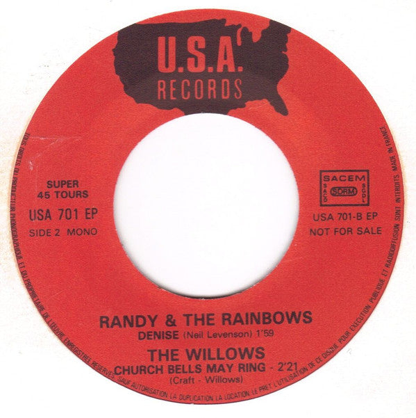 The Dubs, Randy & The Rainbows, The Willows : Such Lovin' (7", EP, Promo)