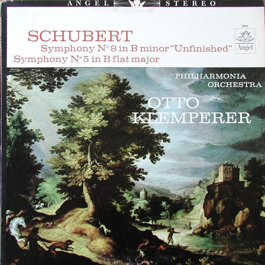 Franz Schubert, Otto Klemperer, Philharmonia Orchestra : "Unfinished" Symphony; Symphony No. 5 In B Flat Major (LP)