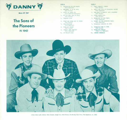 The Sons Of The Pioneers : The Sons Of The Pioneers In 1942 (LP, Album, Mono)