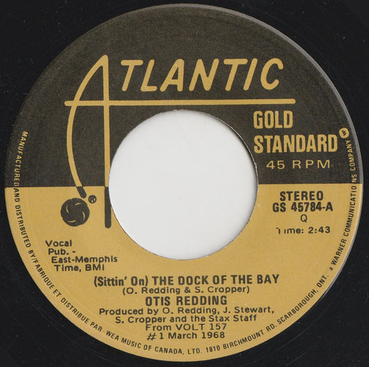 Otis Redding : (Sittin' On) The Dock Of The Bay / Try A Little Tenderness (7")