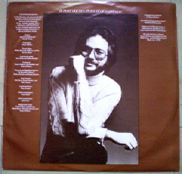 Rupert Holmes : Pursuit Of Happiness (LP, Album)