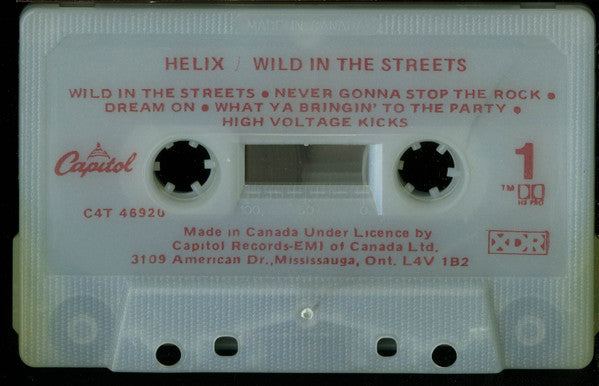 Helix (3) : Wild In The Streets (Cass)