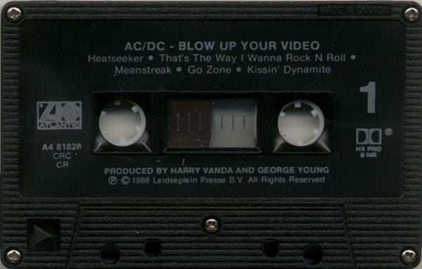 AC/DC : Blow Up Your Video (Cass, Album, Club, Dol)