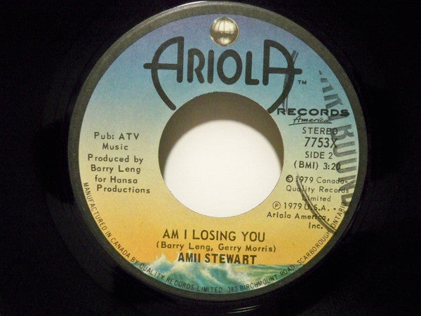 Amii Stewart : Light My Fire (137 Disco Heaven) / Am I Losing You (7", Single)