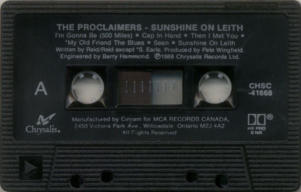 The Proclaimers : Sunshine On Leith (Cass, Album, Dol)
