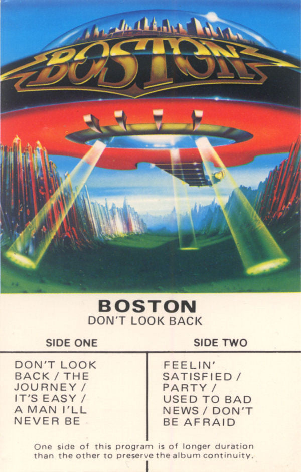 Boston : Don't Look Back (Cass, Album, RE, CrO)