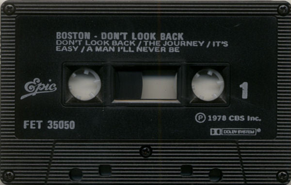 Boston : Don't Look Back (Cass, Album, RE, CrO)