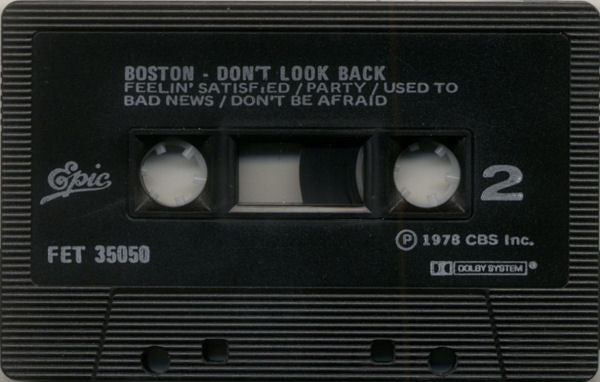 Boston : Don't Look Back (Cass, Album, RE, CrO)