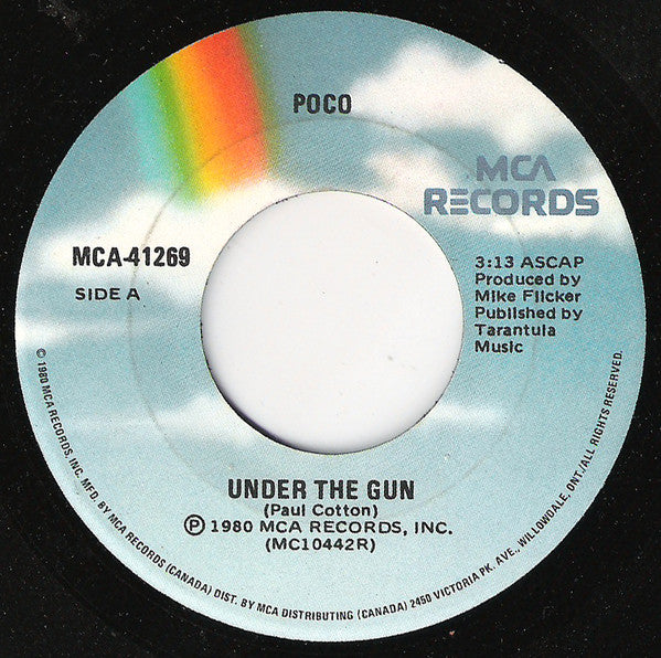 Poco (3) : Under The Gun (7", Single)