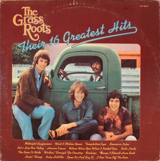 The Grass Roots : Their 16 Greatest Hits (LP, Comp, Club, RE)