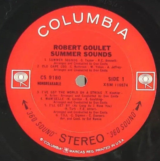 Robert Goulet : Summer Sounds (LP, Album)