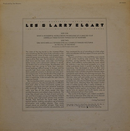 Les & Larry Elgart : The Wonderful World Of Les & Larry Elgart - The Beat Of The Big Bands (LP, Album)