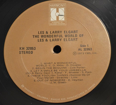 Les & Larry Elgart : The Wonderful World Of Les & Larry Elgart - The Beat Of The Big Bands (LP, Album)