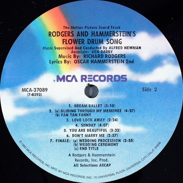 Rodgers & Hammerstein : Flower Drum Song (LP, RE)