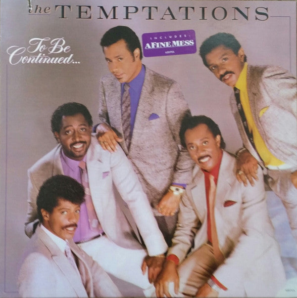 The Temptations : To Be Continued... (LP, Album, Promo)