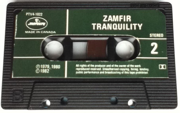 Gheorghe Zamfir : Tranquility (Cass, Album, Dol)