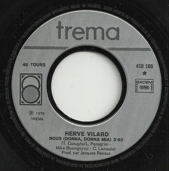 Hervé Vilard : Nous (7", Single, Dis)