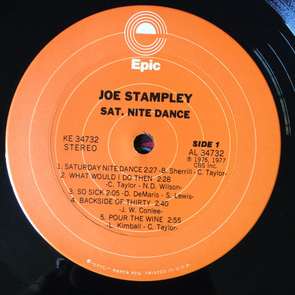 Joe Stampley : Sat. Nite Dance (LP, Album)
