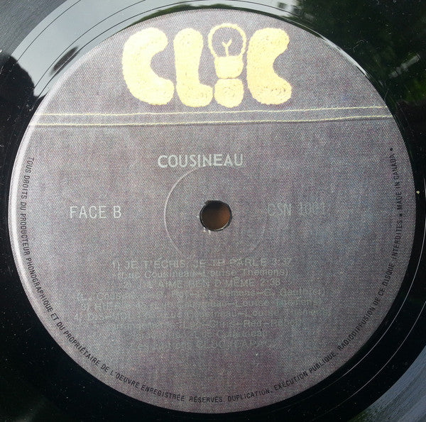 Cousineau : Cousineau (LP, Album)