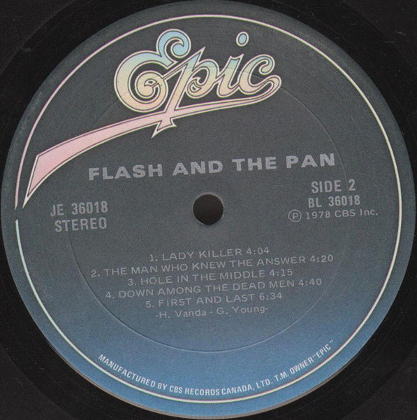 Flash & The Pan : Flash And The Pan (LP, Album)