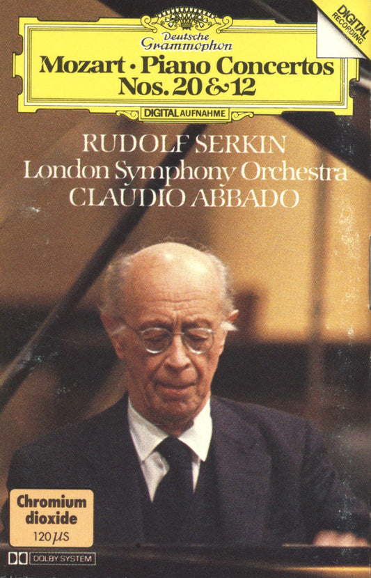 Mozart*, Rudolf Serkin, London Symphony Orchestra*, Claudio Abbado : Piano Concertos Nos. 20 & 12 (Cass, Dol)
