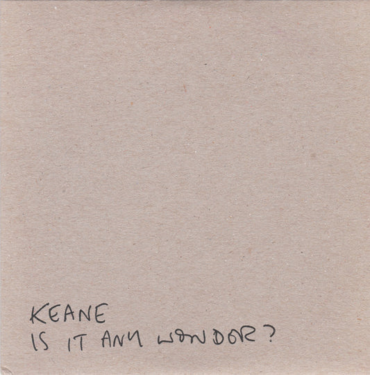 Keane : Is It Any Wonder? (CD, Single, Promo, Car)