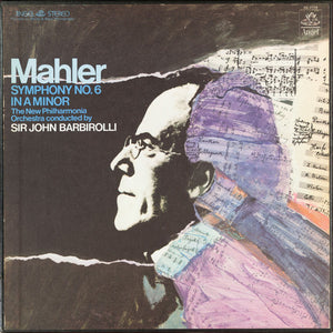 Mahler* - The New Philharmonia Orchestra* Conducted By Sir John Barbirolli : Symphony No. 6 In A Minor (2xLP + Box, Album)