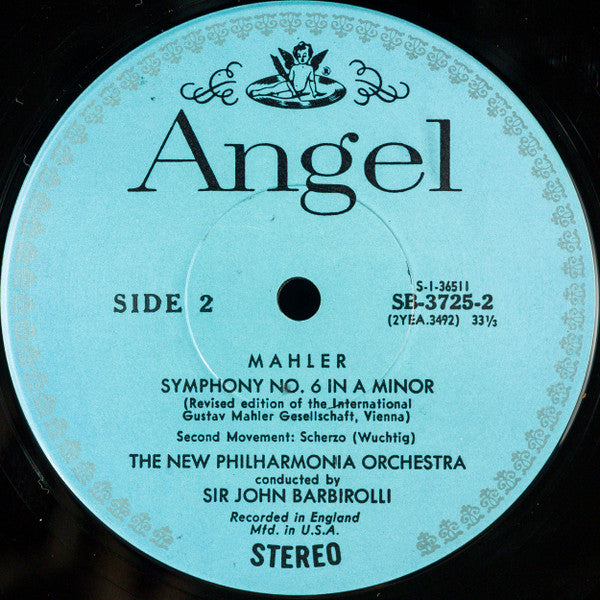 Mahler* - The New Philharmonia Orchestra* Conducted By Sir John Barbirolli : Symphony No. 6 In A Minor (2xLP + Box, Album)