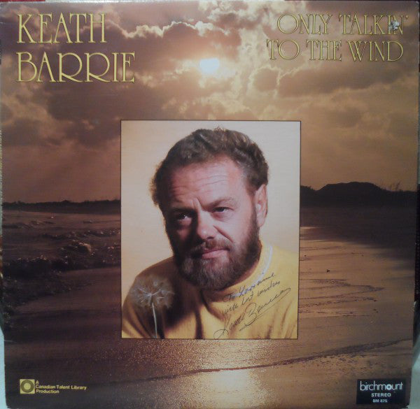 Keath Barrie : Only Talkin' To The Wind (LP)
