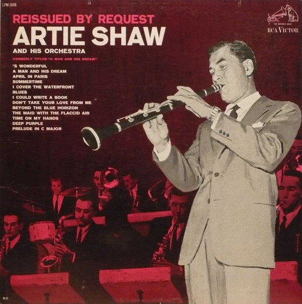 Artie Shaw And His Orchestra : Reissued By Request (LP, Album, Comp, Mono, RE)